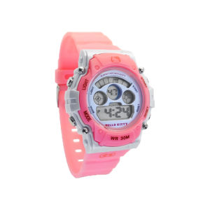 Sanrio Hello Kitty Sporty Digital Watch HKSQ3129-01A Pink