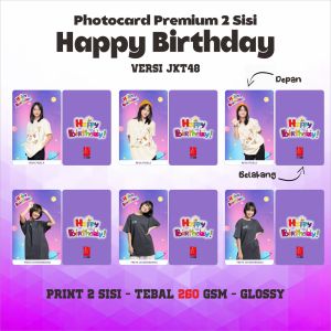 Photocard JKT48 Happy Birthday Edition 2023 Unofficial Photo Card Kartu