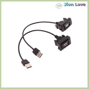 Jion Love Xe Bảng điều khiển tuôn ra núi USB Bảng điều chỉnh mở rộng cáp Adapter ổ cắm cho VIGO RAV4 TOYOTA VIOS levin