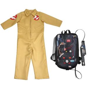 Ghostbusters Movie Kids Adults Cosplay CostumesHalloween Carnival Theme Party Clothes with Proton Pack Fans Collection2026