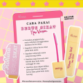 ROHINA #M 2025 2024 Berus Sikat Mini Raya Gold Pink Eyeliner Maskara Brush Eyelash Serum Bear Love Aidiladha. 