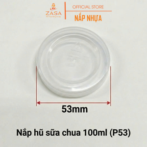 [Combo 10 cái] Nắp chai thủy tinh vuông cao 250/350/500ml chai vuông lùn hũ sữa chua 100ml - Zasavn