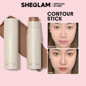 SHEGLAM Cream Contour Stick High Pigment Sweatproof Lightweight Face Highlighter Bronzer Pen Makeup