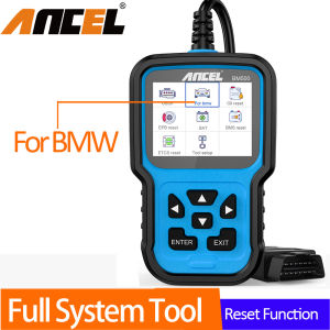 ANCEL BM500 OBD2 Scanner for BMW/ Mini Full Systemoil Scan EPB/SAS/TPMS/ Reset ODB2 Check Engine Clean Code Creader All Universal Cars Automotive Auto Diagnostic Tool