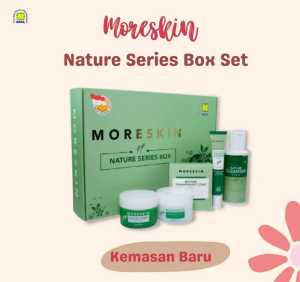 PAKET MORESKIN NATURE NASA 1 PAKET / CREAM WAJAH GLOWING PAKET JERAWAT / kosmetik herbal alami PAKET MORESKIN NATURE NASA original 1000%