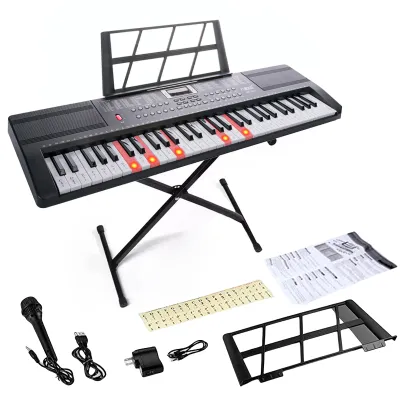 61Key Digital Electric Adult Piano Keyboard Portable Electronic Keyboard for Beginners Piano