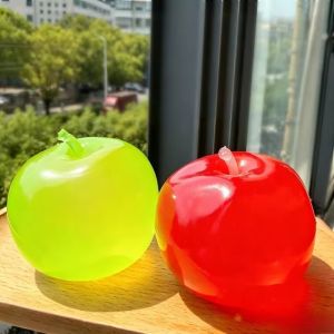 Green Apple Slushie Squishy Fidget Toy Crunchy Moldable Sensory Stress Reliever Toy Medium Grip Strength Gift