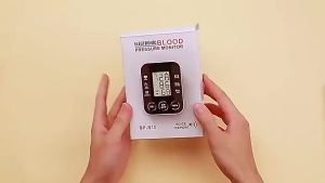 【Fast shipping + COD】AIQUE  Sphygmomanometer Digital Heartbeat Detector with Cuff LCD Display Hypertension Check Tool BP-S10