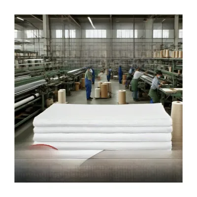 【Garden Finch】 Cheap Pure Cotton White Cloth Material Rural Funeral Use Polyester Cotton Blend Plain White Clearance