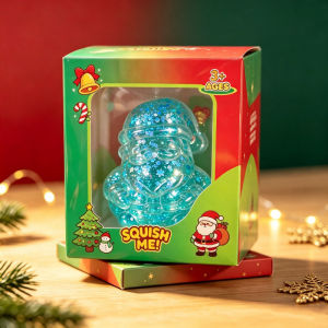 Christmas Tree Squishy Toy Soft Squeeze Stress Relief Fidget Sensory Toy Holiday Gift Kids Adults Party Favor