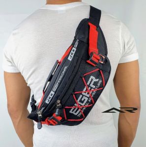 Tas Selempang Pria Anti Air Waistbag Waterproof Outdoor Sporty