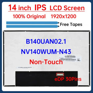 14 Inch Laptop LCD Screen NV140WUM-N43 B140UAN02.1 For Lenovo ThinkPad T14 T14s P14s Gen 3 Gen 4 Display Matrix Panel Non-Touch