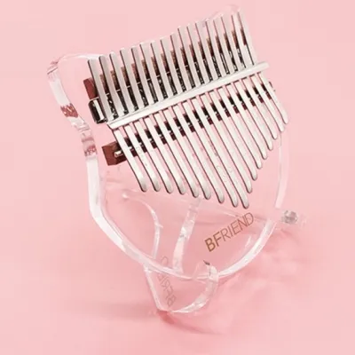 High Quality Kalimba Acrilic Fox Desain 17 Keys Graphir Notes