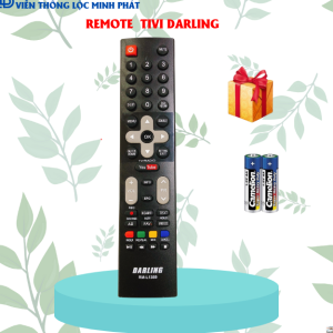 Remote điều khiển tivi DARLING SMART 1359 điều khiển TV DARLING 1359 các dòng tivi Internet / TV LED - Tặng kèm pin