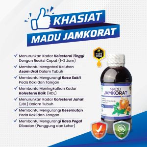 Madu Jamkorat Ahlinya Obat Herbal Kolesterol Tinggi Dan Asam Urat Ampuh