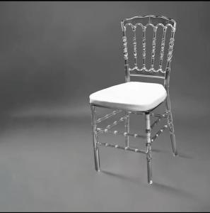 Kerusi Chiavari Lutsinar bersama kusyen | Transparent Chiavari Chairs c/w Cushion (5 cm thickness)