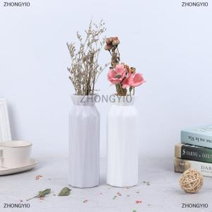 [COD] ZHONGYI0 Plastic Flower Vase Creative Nordic Decoration Home Imitation Vase