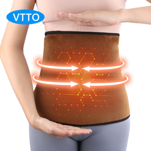 VTTO 1PC Winter Waist Warmer Fleece Belt Thick Warm Knitted Belly Abdominal Wrap Men Women Elastic Waist Protector