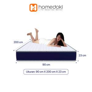 Homedoki OR Series/Kasur Pocket Spring Bed/Matras Kasur/Spring Bed 180x200/Tebal 23cm