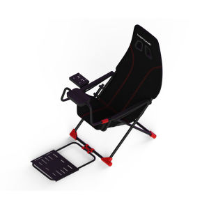 Foldable Rack Racing Game Simulator Seat Steering Wheel Support Screen Stand Pedal Bracket