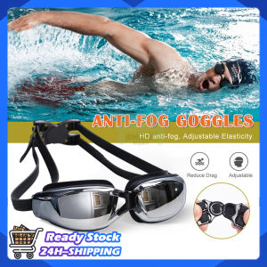 Adult Swimming Goggles Anti Fog PC Len Waterproof Wide View Swim Goggles Underwater Clear Adjustable Glasses Belt Swimming Sports Goggles
