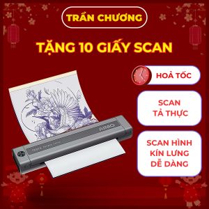 Máy scan hình xăm AIMO T08FS và T08FD - Scan chi tiết sắc nét hiệu quả - Dễ dùng thao tác nhanh.