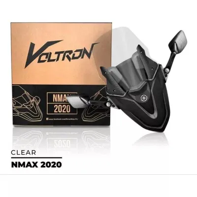 NMAX V2/V3 Windshield Visor Mask Voltron with R25 Side Mirror