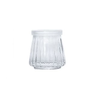 WEIYA Glass Pudding Glass Jar Mini Transparent Mousse Drinking Bottle Favor Jars 100/150/200ml Yogurt Bottle Kitchen