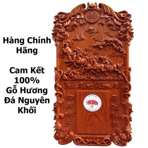 Đốc Lịch TOKDODO Gỗ Hương Nguyên Khối Đục Nổi