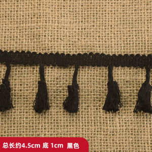 4.5cm Chổi sợi bông nhiều màu Khăn trải bàn rèm cửa quần áo đồ gia dụng dây ren dây cotton tua rua phụ liệu ren