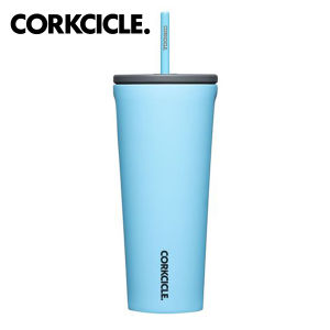 Corkcicle Cold Cup 24oz - Insulated Tumbler with Straw