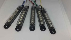 ไฟLED แคปซูล กระพริบ 12V -24Vกันน้ำ ไฟส่องเท้า ไฟส่งป้ายทะเบียน ไฟตกแต่ (จำนวน1ชิ้น)