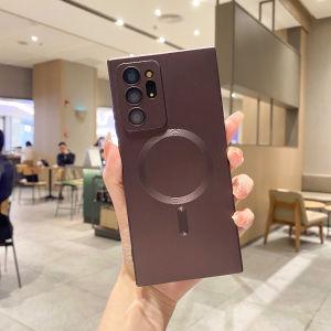 Cre Soft Case Matte Magnetik Support Magsafe Wireless Charging Phone Case Silikon With Ring Lensa Kamera Kompatibel Untuk Samsung Note 20 Samsung Note 20 Ultra Samsung Note 10 Samsung Note 10 Plus