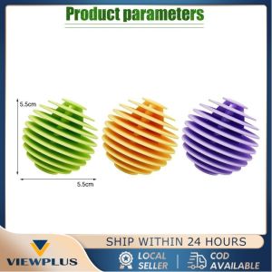 3pcs Magic Laundry Ball Bola Reusable Karet Karet Mesin Cuci Anti Winding Anti Kusut Pencuci Baju