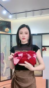 bag with a high-end feel patent leather bag high-end fashion womens bow bag versatile small bag wholesale
