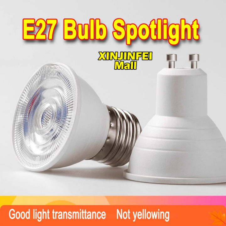 LED Lamp Cup E27 Bulb Spotlight 220V Pin Screw Warm Light Socket Super ...