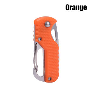 Cáp chuỗi khoá đa chức năng có thể gập lại móc khóa răng cưa cắm trại ngoài trời hộp công cụ sinh tồn di động