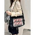 Transparent Pocket School Concert Bag Sling Messenger Bag for Girls. 