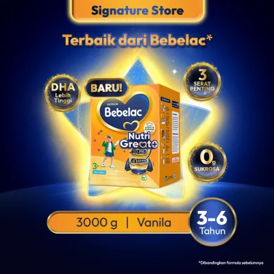 Bebelac 4 / Bebelac 3+ Vanila Susu Bubuk 3000gr - Untuk Usia 3-6 Tahun