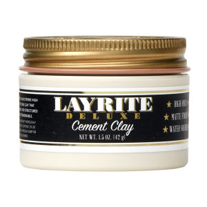 Layrite Deluxe Cement Hair Clay - Matte | High Hold | Water Soluble