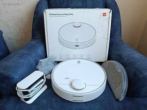 พัดลมแรงดัน 3000pa |การทำความสะอาดแบบซิกแซกและรูปตัว Yหุ่นยนต์ดูดฝุ่น Xiaomi Robot |4800mAh ควบคุมแอพ |ระบบนำทางด้วยเลเซอร์ LDS |