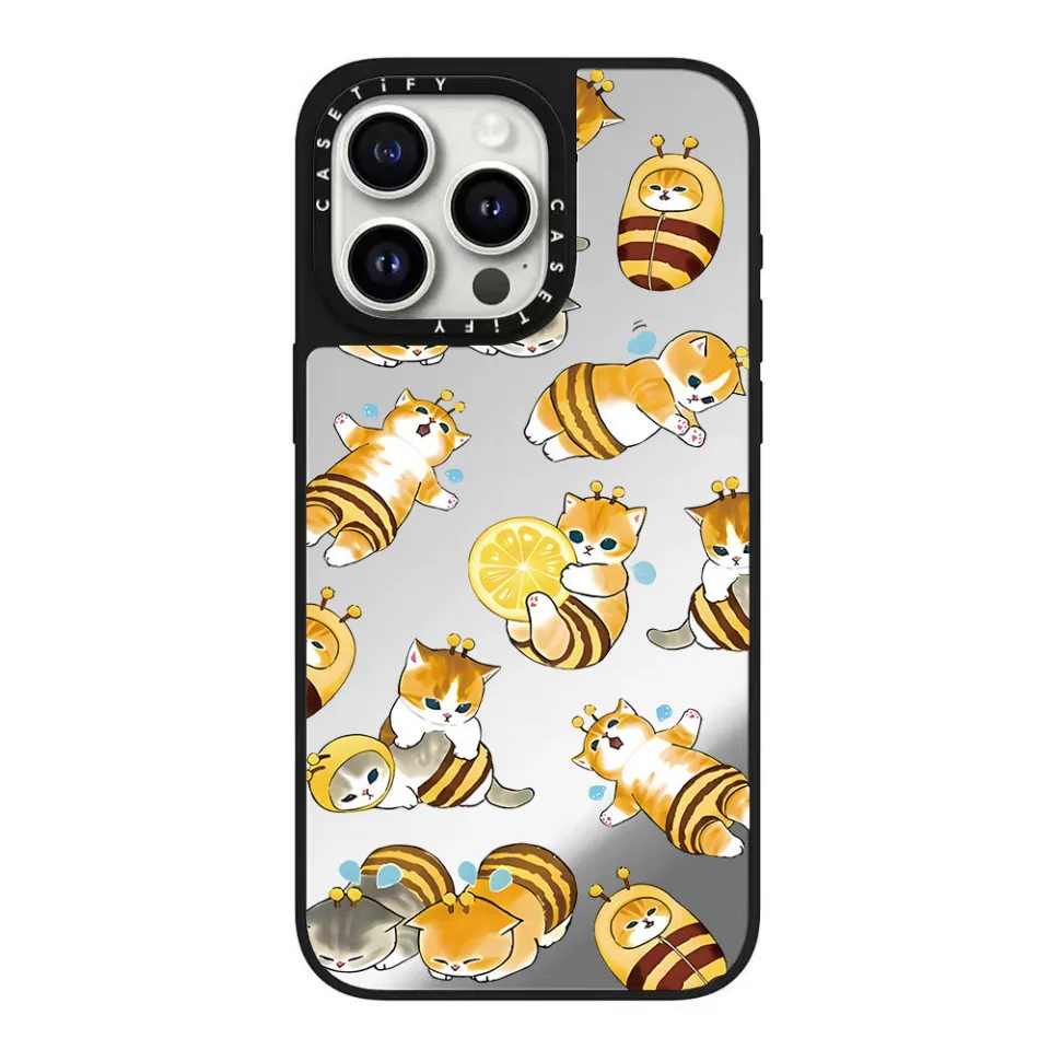 Casetify x Mofusand New Cat Pattern Shockproof Mirror with Magsafe
