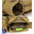 🔥จัดส่งฟรี🔥Military waist bag กระเป๋าคาดเอว กระเป๋าทหารคาดเอว ใส่ขวดน้ำได้. 