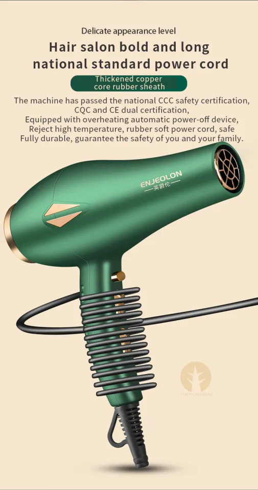 Ionic Hair Dryer Professional Blow Dryer Fast Drying Travel Hair
