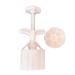 Grade ABS Plastic Mooncakes Press Molds With Lotuses Pattern Handheld Designs For Handmade Pastries 2 Size Autumn Essential