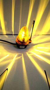 ☑️ JE Automatic Gate LED Flashing Lamp with Booster Antenna 12-240V AC/DC Security Alarm Warning Light for Swing Folding Bi-Fold Sliding Gate or Roll-Up Door etc.