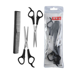 Talao 3pcs Hair Cutting Scissors Set Combs Professional Barber Children Styling Hair Tool