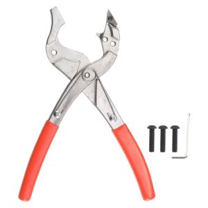 LITUILI Chống trơn trượt Kìm mở khóa cửa xe hơi Thép hợp kim Bền bỉ Kìm kẹp khóa xe hơi Dụng cụ thợ khóa Đỏ Kìm tháo nắp cửa xe Vỏ bọc khóa ô tô