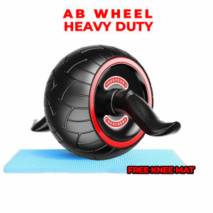RW633 AB ROLLER WHEEL ABS ABDOMINAL MUSCLE TRAINING SENAMAN WORKOUT HOME FITNESS GYM EQUIPMENT