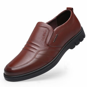 Soft Sole Non-slip Casual Mens Single Leather Shoes Business Dress Mens Shoes